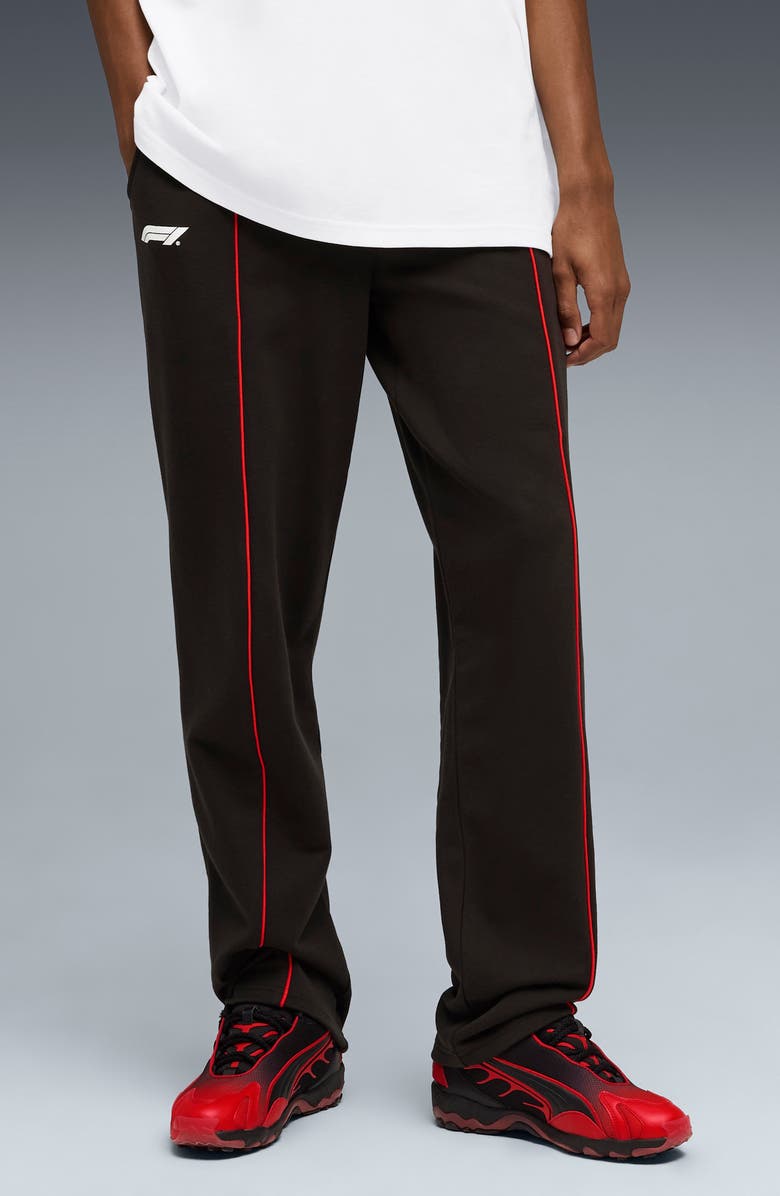 PUMA Relaxed Fit Formula 1<sup>®</sup> Logo Sweatpants, Main, color, Puma Black