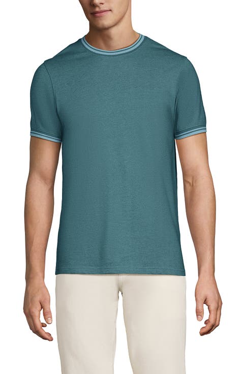 Short Sleeve Soft Pique Crew Tee