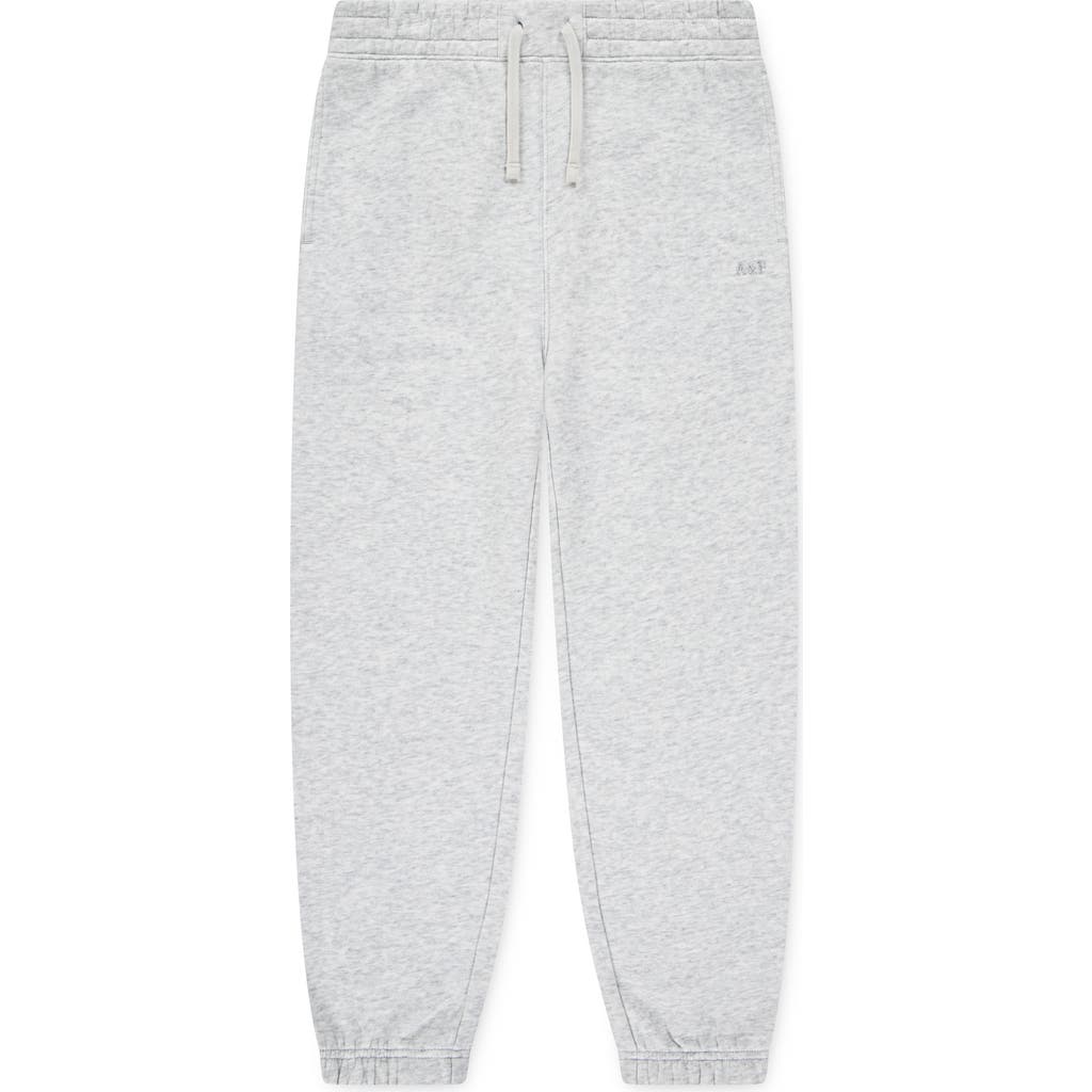 Abercrombie Kids Kids' Essential Fleece Joggers In Gray