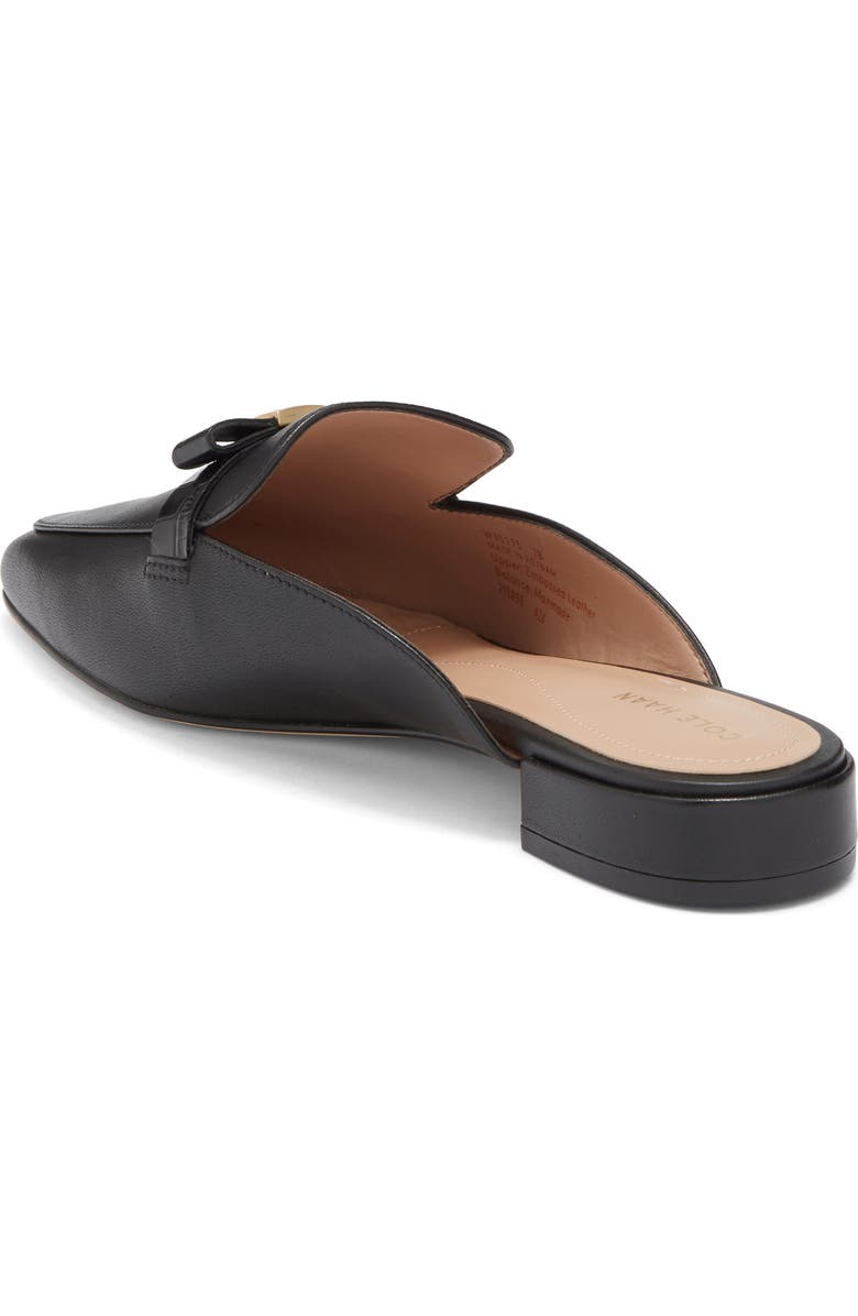 Cole Haan Pasha Bow Mule, Alternate, color, Black Leather