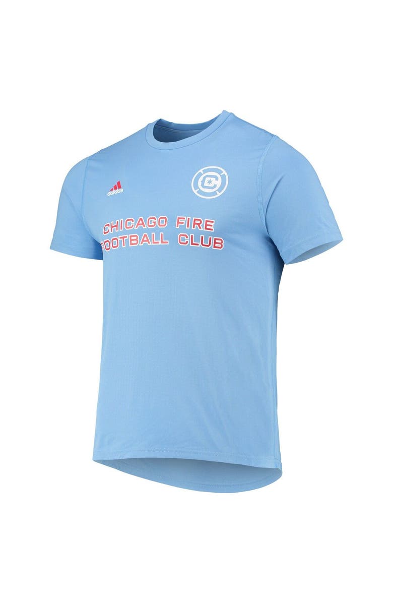 adidas Men's adidas Light Blue Chicago Fire Jersey Hook AEROREADY T-Shirt, Alternate, color, 