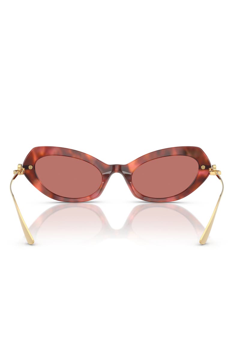 Dolce&Gabbana 52mm Butterfly Sunglasses, Alternate, color, 