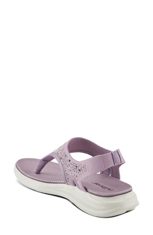 Flexus By Spring Step Springall Slingback Platform Sandal In Purple