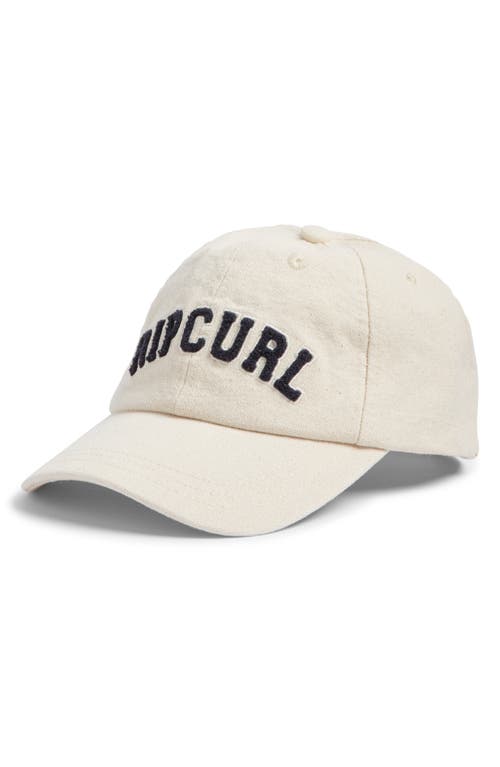 Rip Curl Mixed Montage Baseball Cap In Natural