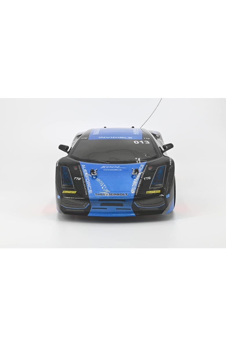 Rev-Volt Racing Car RC, Blue Design, Alternate, color, Multicolored