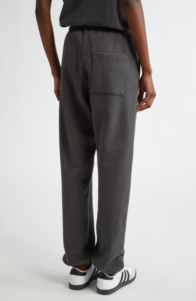 Sporty & Rich Varsity Crest Cotton Sweatpants, Alternate, color, 
