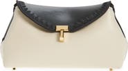 TOTEME Mini T-Lock Leather Clutch