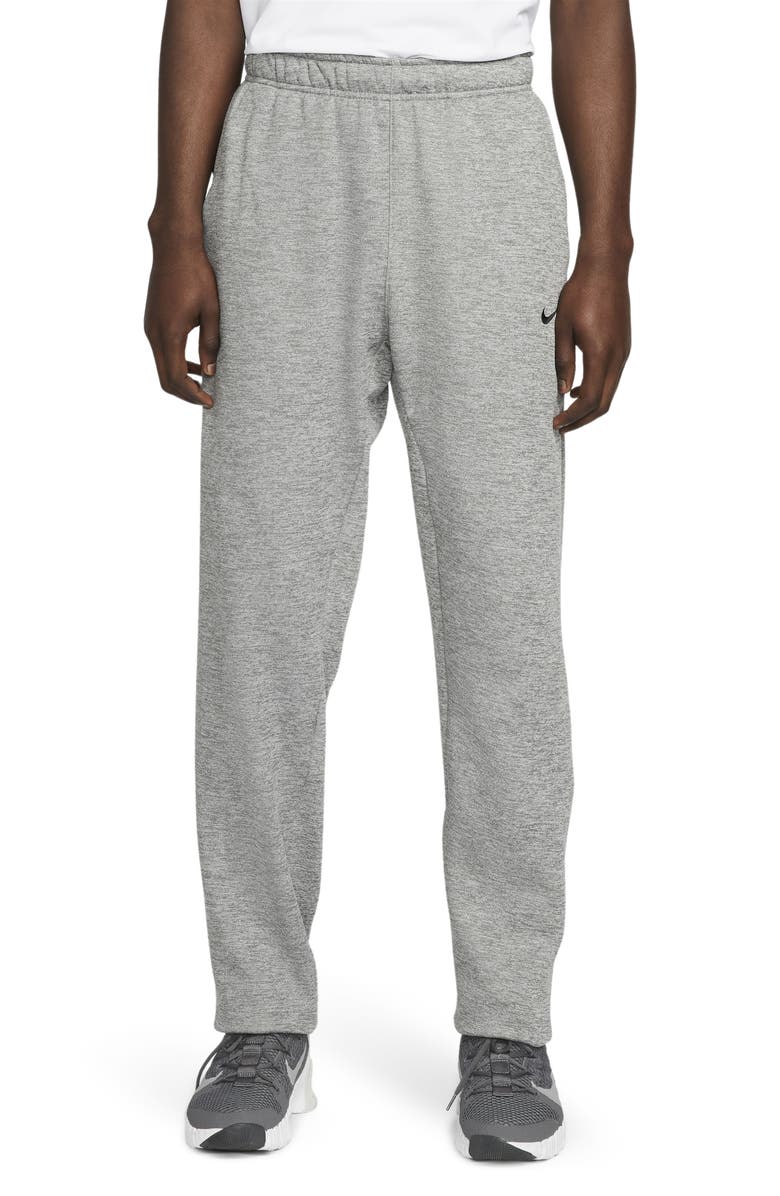 Nike Therma-FIT Sweatpants, Main, color, Grey Heather/ Grey/ Black