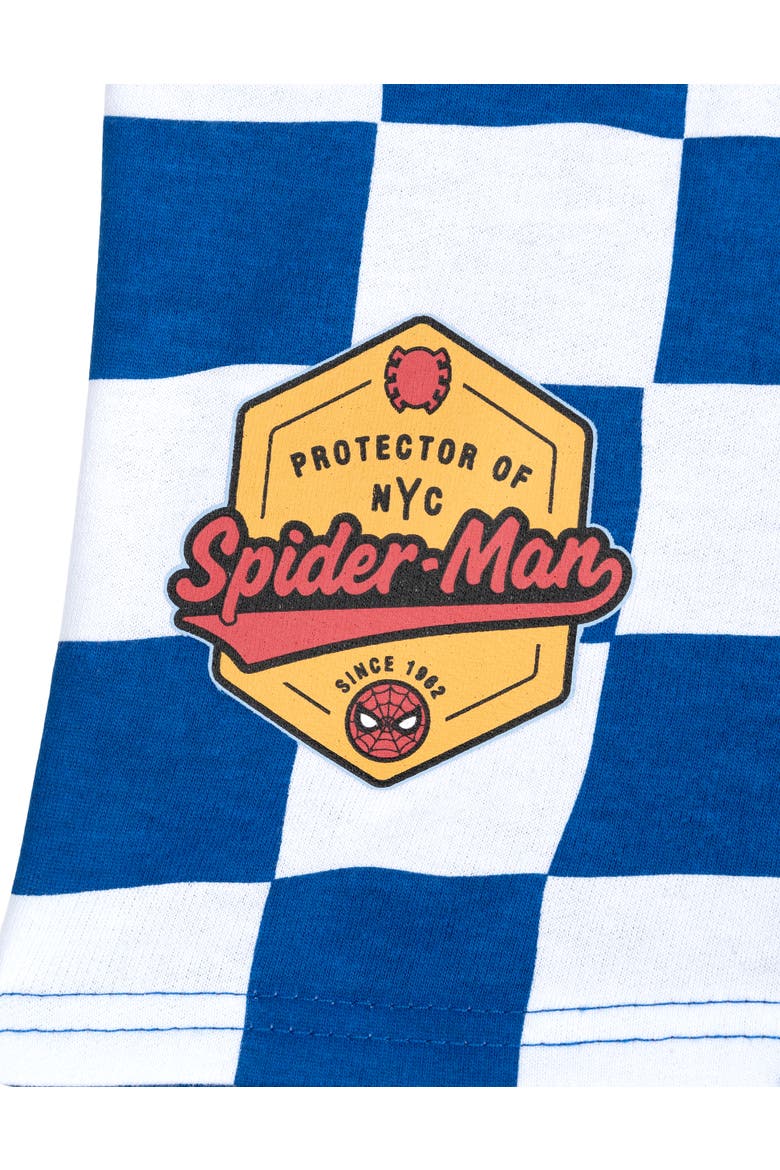 2-Piece T-Shirt and Shorts Set, Alternate, color, Spider Man Blue White