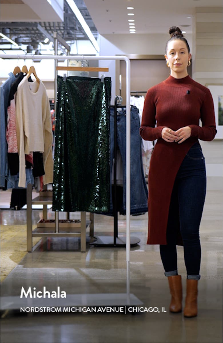 Eluxia Sequin Midi Skirt, sales video thumbnail