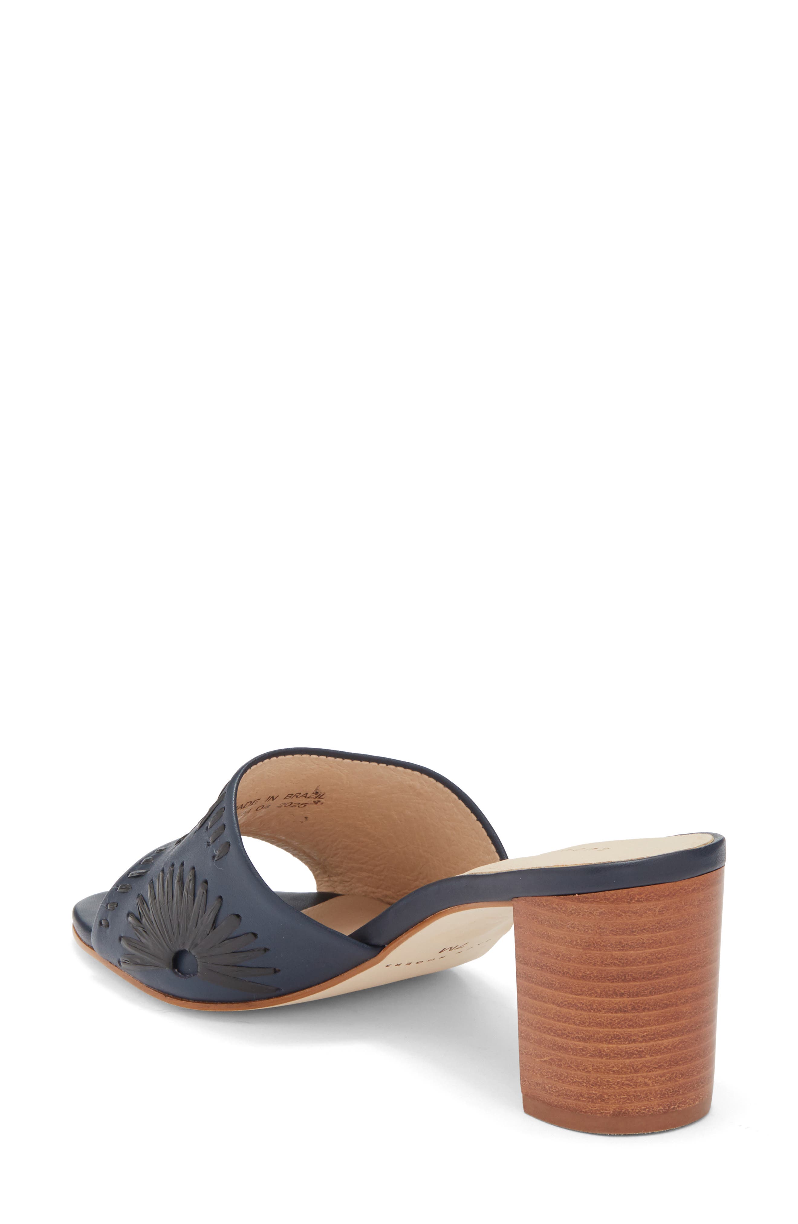 Susie Raffia Stitched Slide Sandal - image 4
