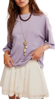 Free People WTF Perfect Oversize Cotton T-Shirt