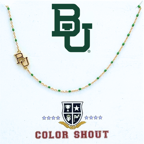 Baylor University Side Necklace