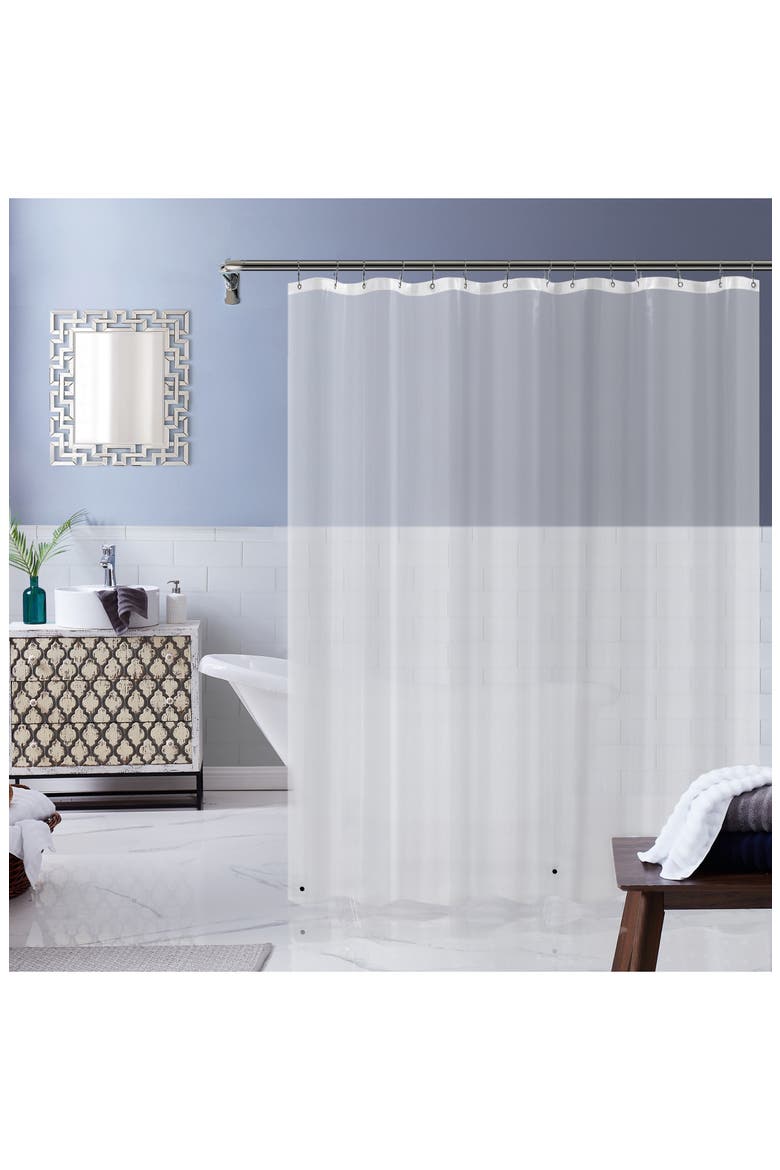 Clear Linear Shower Curtain, Main, color, CLEAR