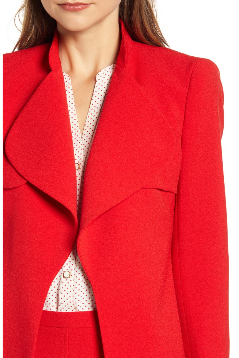 Trench Suit Jacket, Alternate, color, PINOT