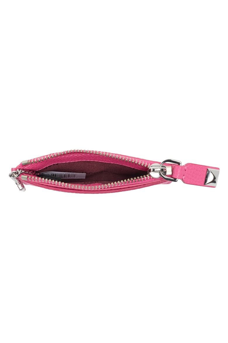 Bold SLG Top Zip Wristlet, Alternate, color, MAGENTA