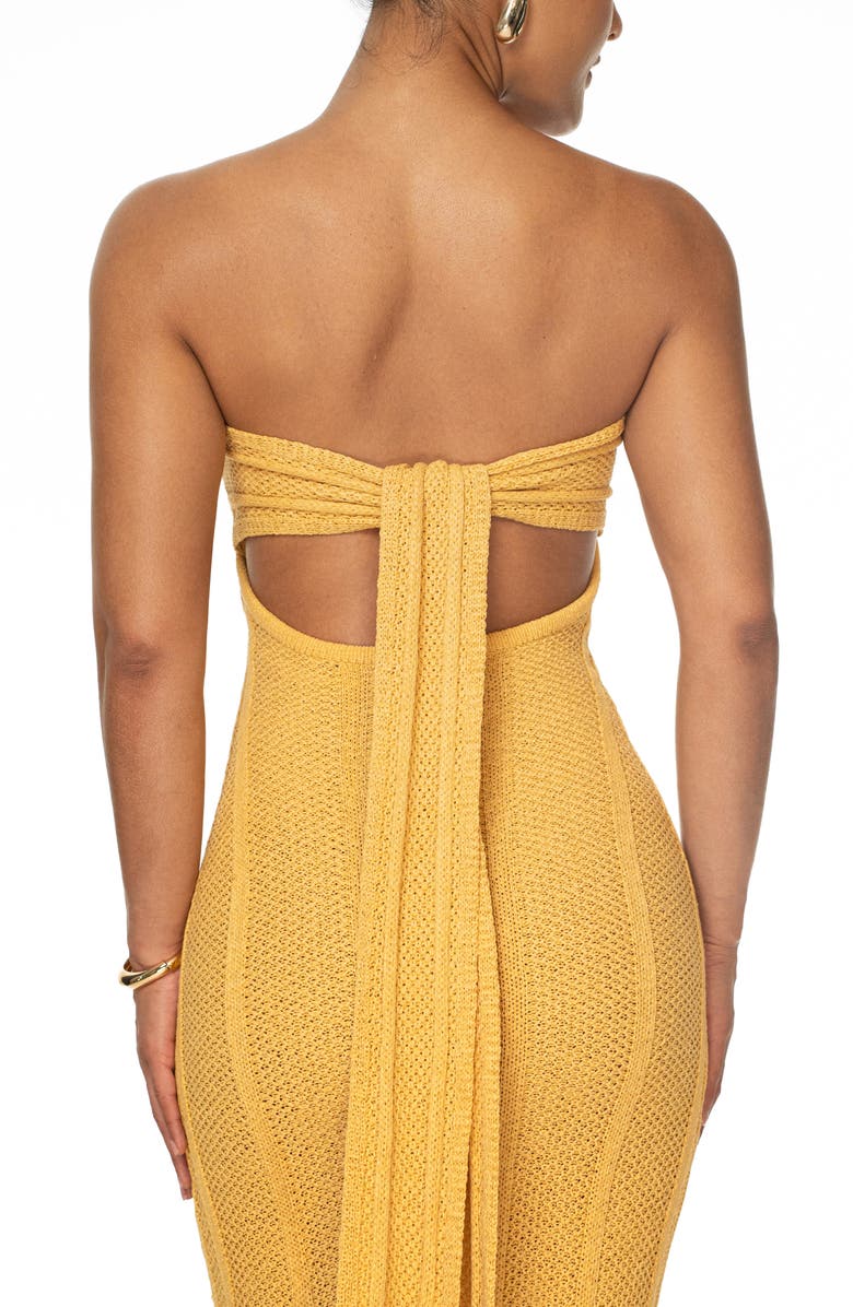 JLUXLABEL Bianca Strapless Knit Dress, Alternate, color, 