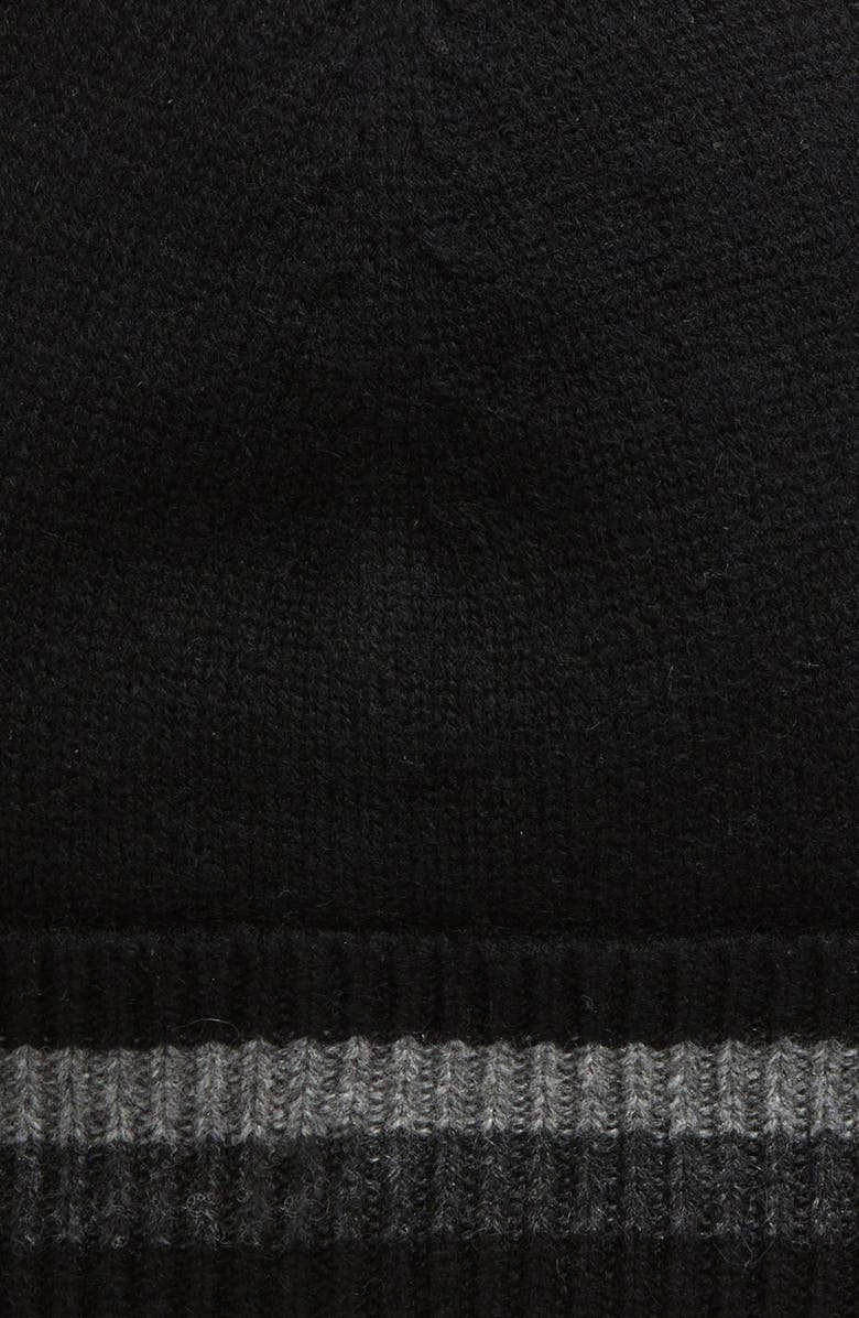 Robert Barakett Stripe Cuff Cashmere Beanie, Alternate, color,