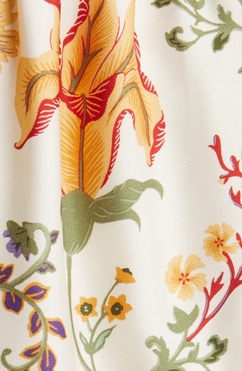 Anne Klein Floral Print Long Sleeve Dress, Alternate, color, 