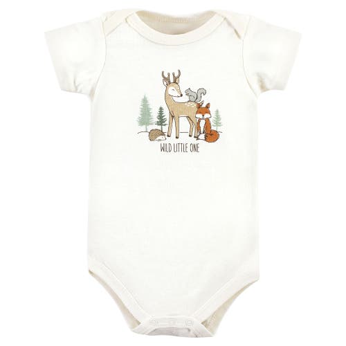 Hudson Baby Soft Cotton Bodysuit Triple Pack