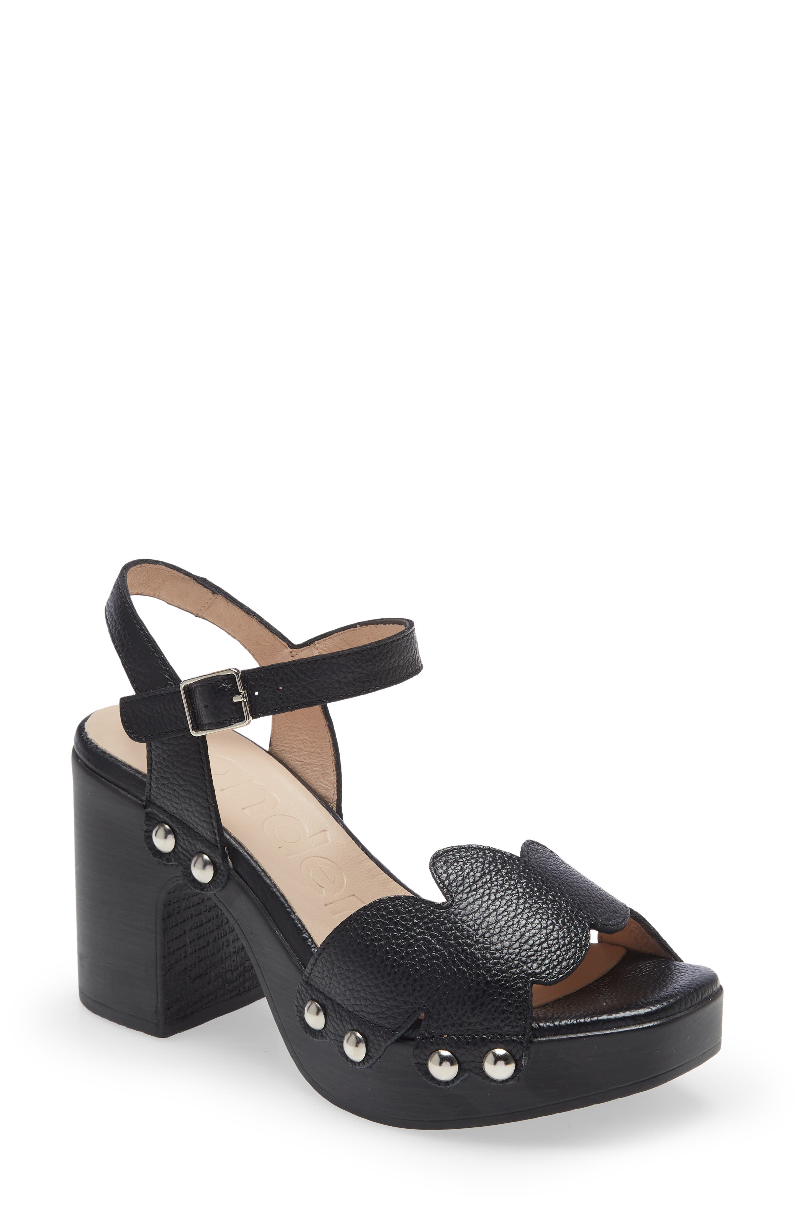 Wonders Ankle Strap Platform Sandal, Main, color, 