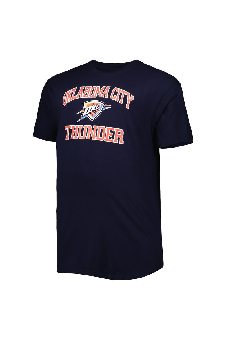 Men's Navy Oklahoma City Thunder Big & Tall Heart & Soul T-Shirt, Alternate, color, Navy