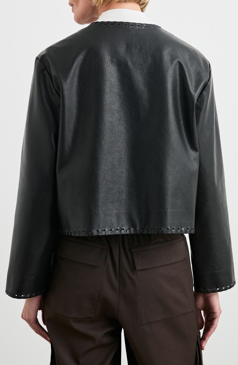 Rails Nevina Faux Leather Jacket, Alternate, color, Black