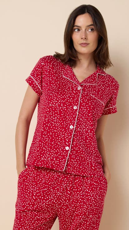 Pima Knit Capri Set