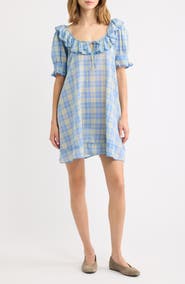 Damson Madder Harlow Organic Cotton Minidress