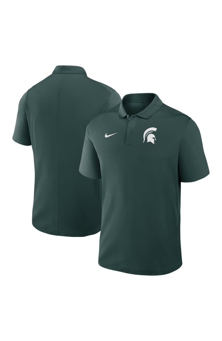 Nike Men's Nike Green Michigan State Spartans Primetime Victory Primary Logo Performance Polo, Main, color, Green