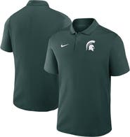 Nike Men's Nike Green Michigan State Spartans Primetime Victory Primary Logo Performance Polo