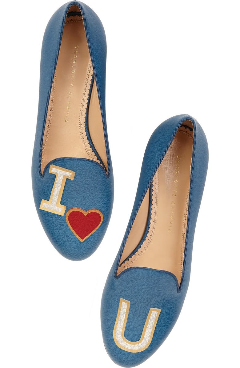 Charlotte Olympia 'ABC' Sticker Flats, Alternate, color,