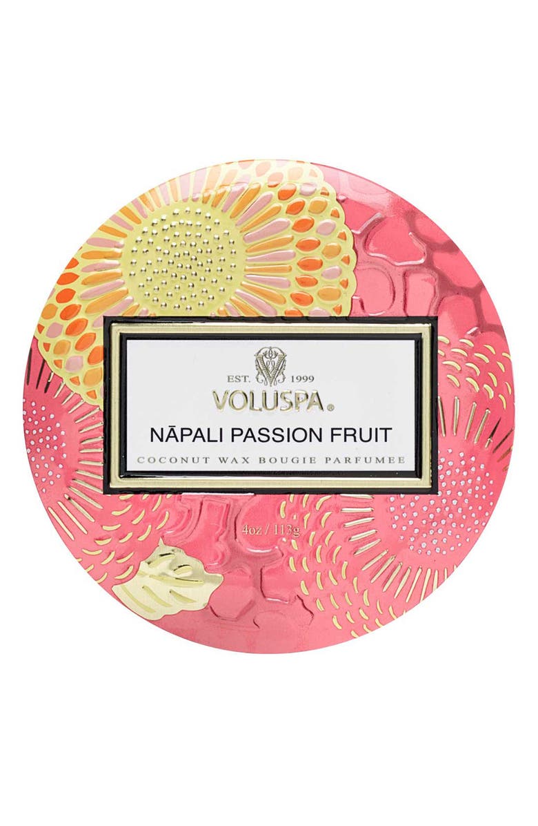 Voluspa Napali Passion Fruit Mini Tin Candle, Alternate, color,