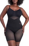 Honeylove Low Back Mid Thigh Bodysuit