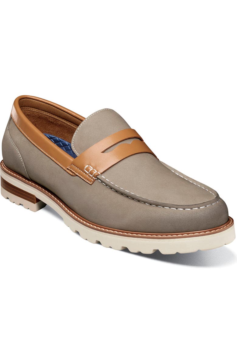 Florsheim Renegade Penny Loafer, Main, color, Gray Multi
