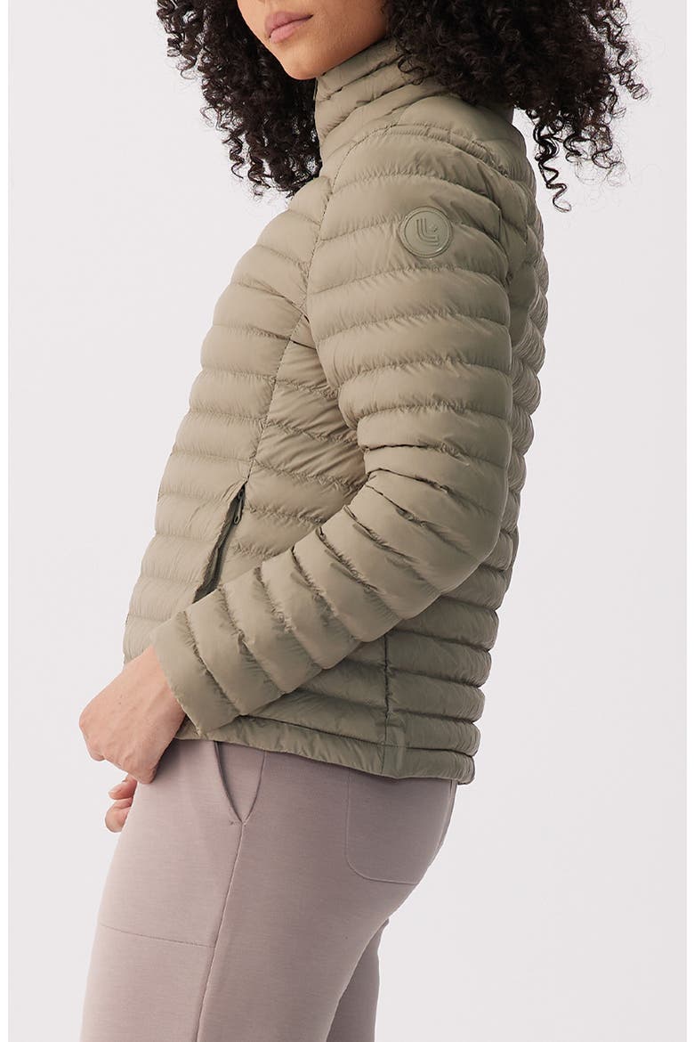 Emilie Puffer Jacket, Alternate, color, HAZEL