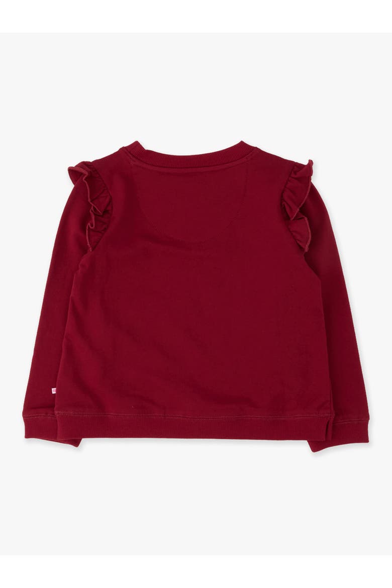 Flutter Sweatshirt, Alternate, color, Dark Cherry