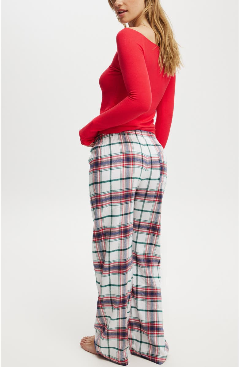 COTTON ON BODY Flannel Boyfriend Boxer Pant, Alternate, color, 