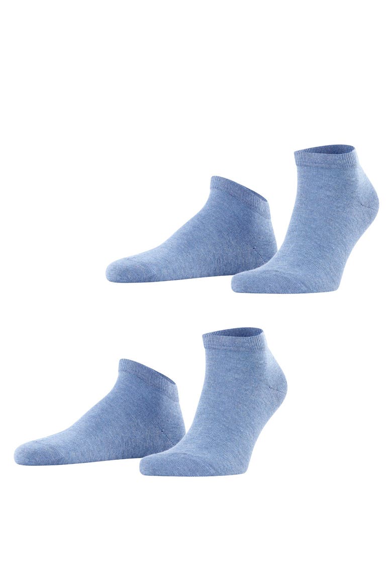 Happy Cotton Sneaker Socks, Main, color, Light Denim