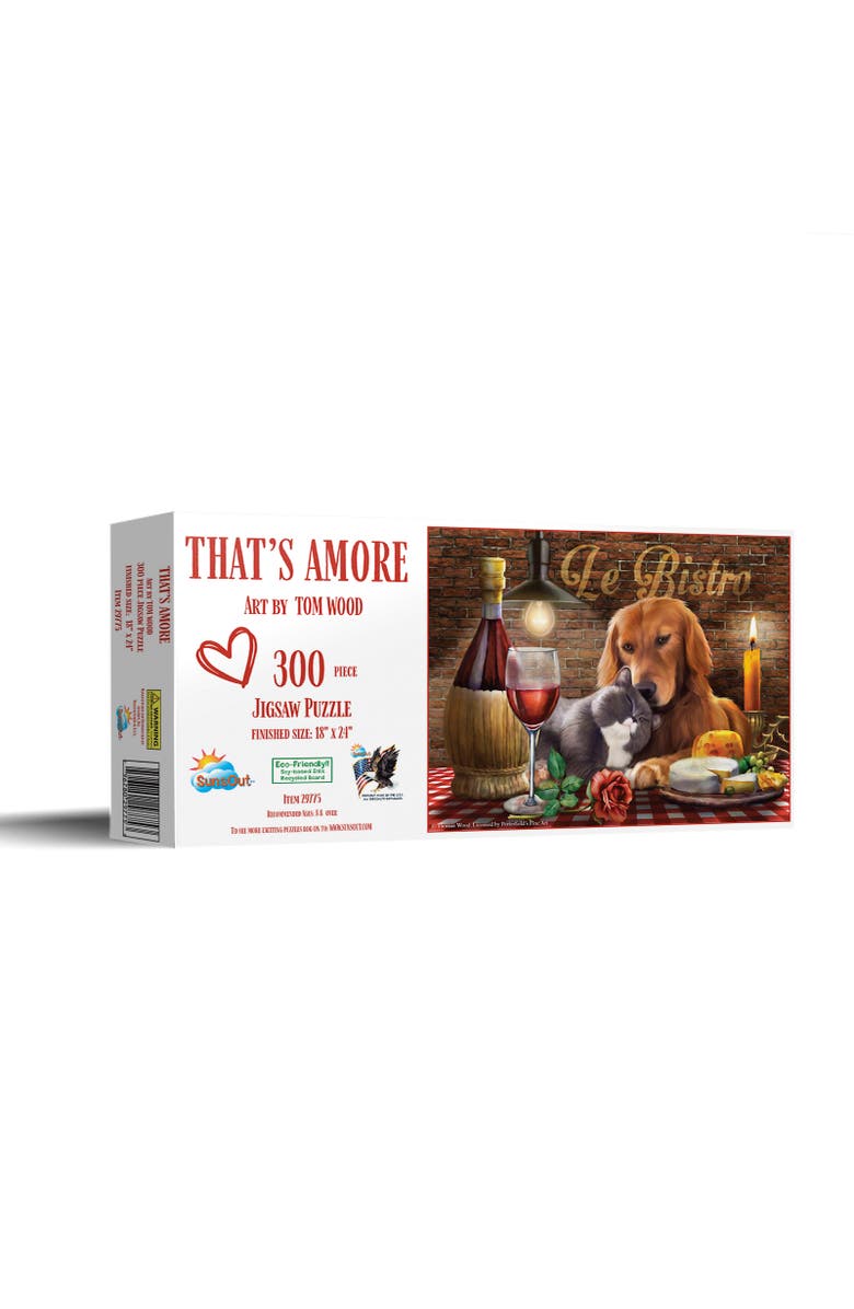 Sunsout That's Amore 300 piece Jigsaw Puzzle for Adults, Main, color, Multicolor