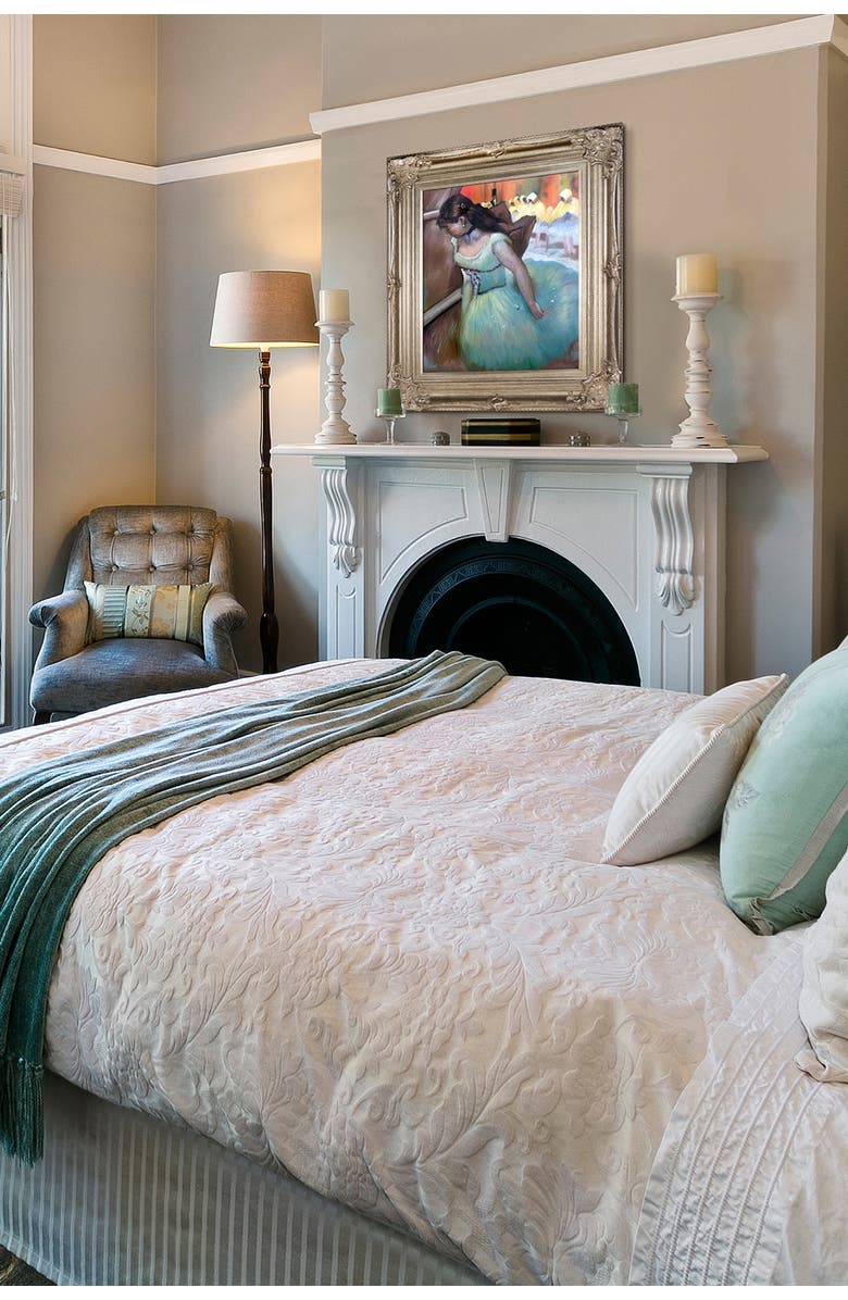 OVERSTOCK ART The Entrance of the Masked Dancers (Detail) - Framed Oil Reproduction of an Original Painting by Edgar Degas, Alternate, color, 