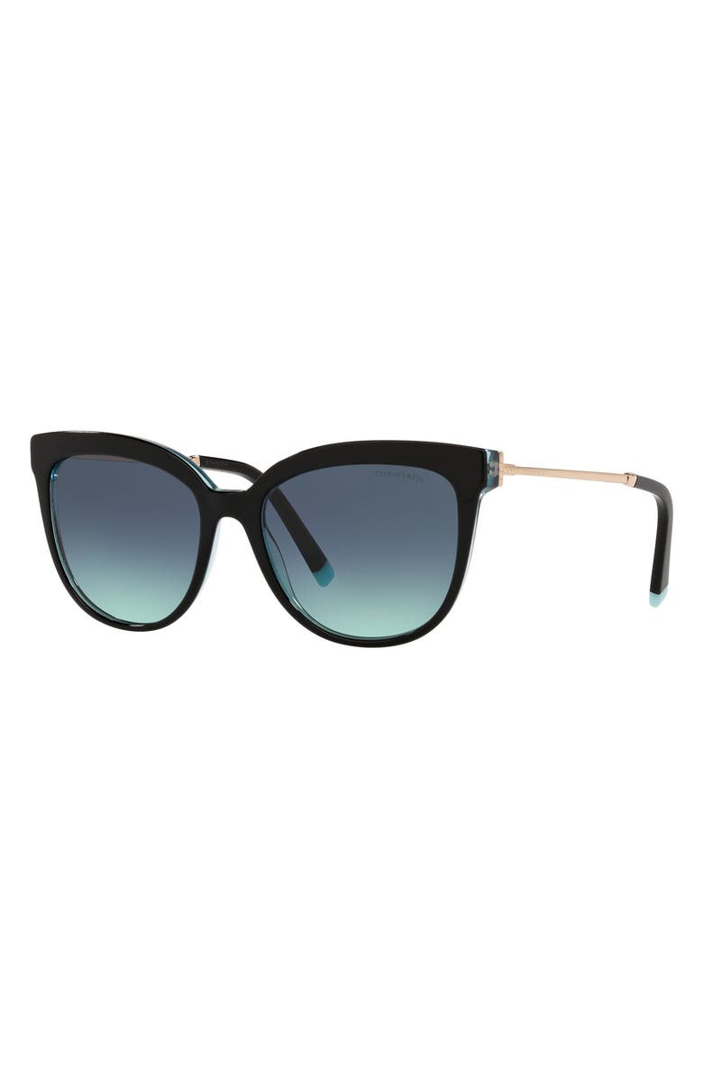 Tiffany 
Co. 55mm Gradient Cat Eye Sunglasses, Alternate, color, 