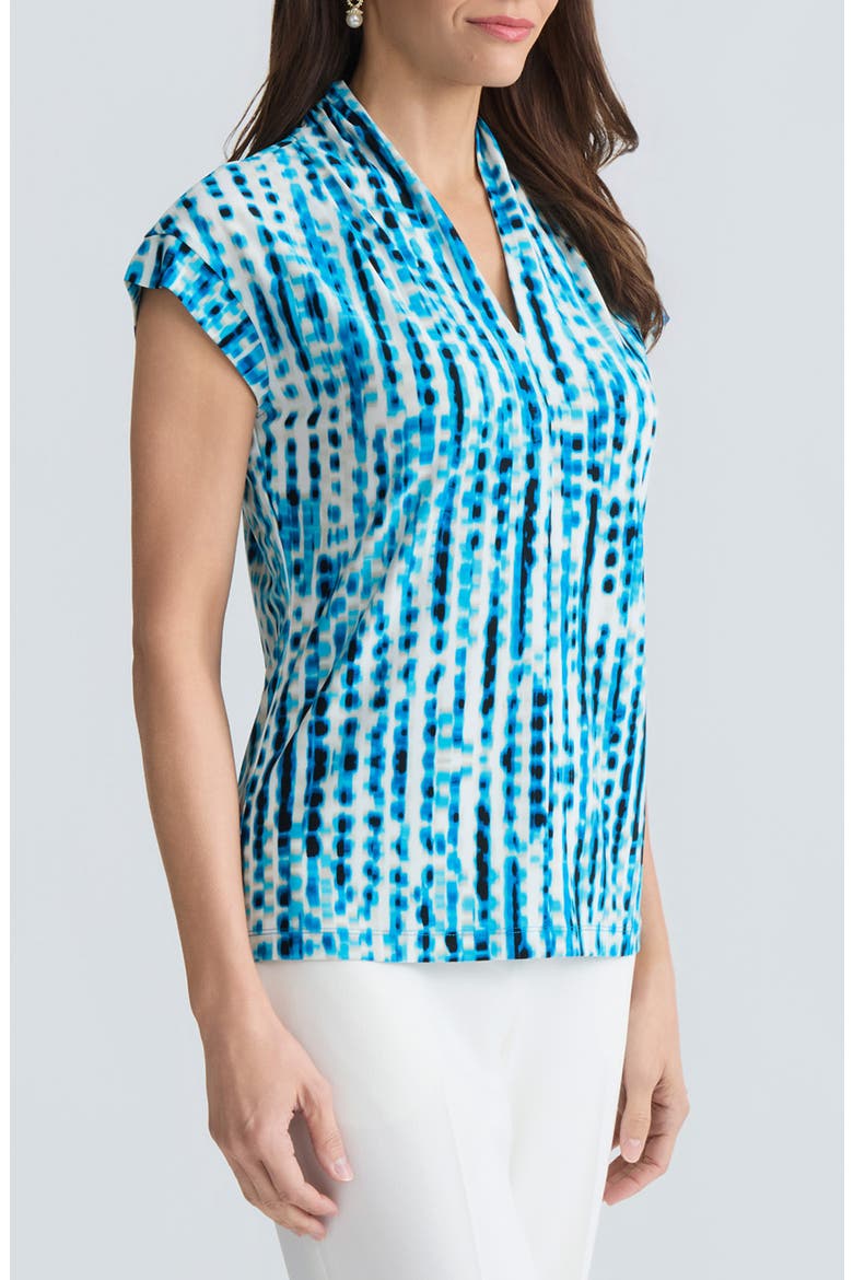 Blurred Line Top, Alternate, color, BRIGHT AZUL MLT