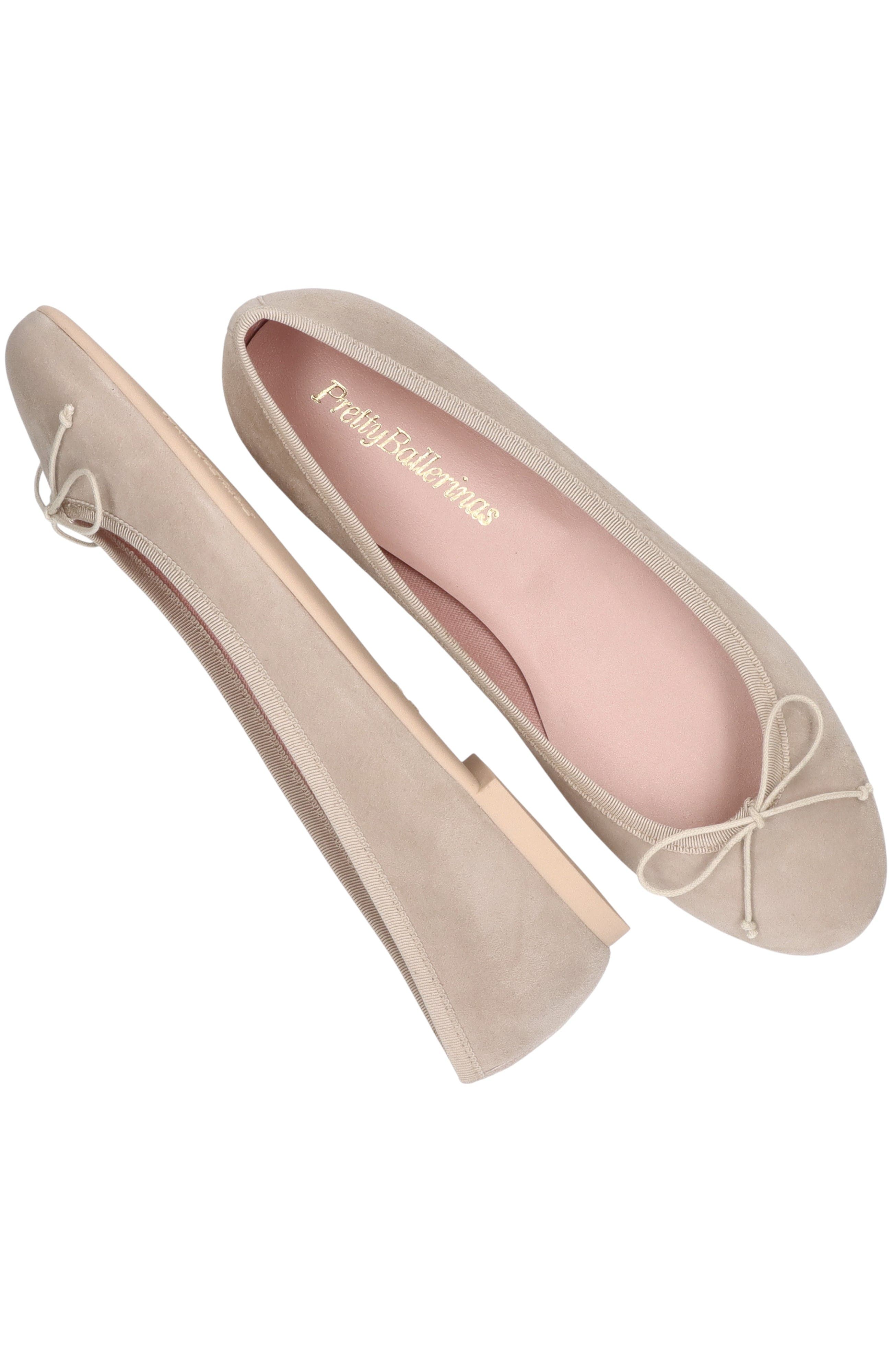 Round Toe Ballet Flat, Alternate, color, Light Beige
