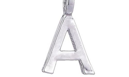 Adornia Initial Pendant Layered Chain Necklace In Silver