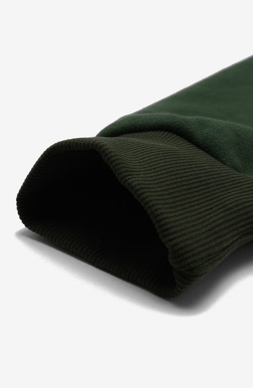 Students Rising Stars Cotton Zip-up Hoodie In Green