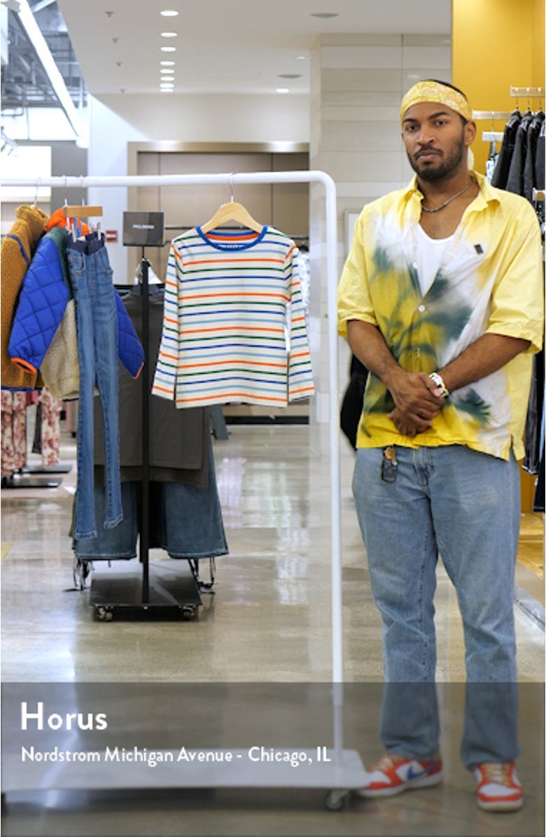 Kids' Everyday Stripe Cotton T-Shirt, sales video thumbnail