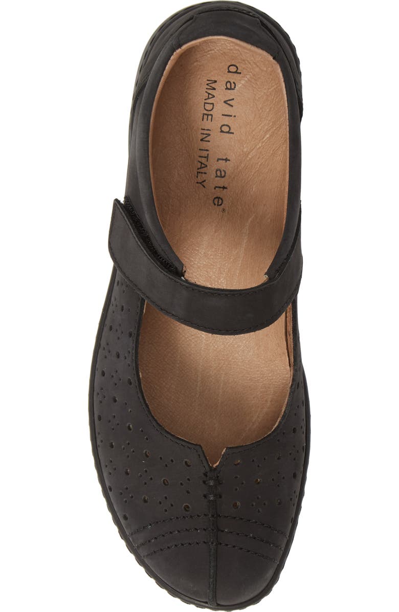 David Tate Bergamo Perforated Mary Jane Flat, Alternate, color,