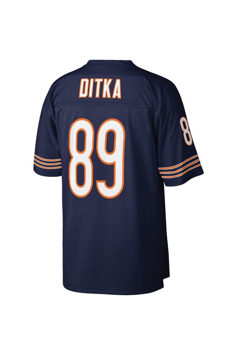 Men's Mitchell & Ness Mike Ditka Navy Chicago Bears Legacy Replica Jersey, Alternate, color, Navy