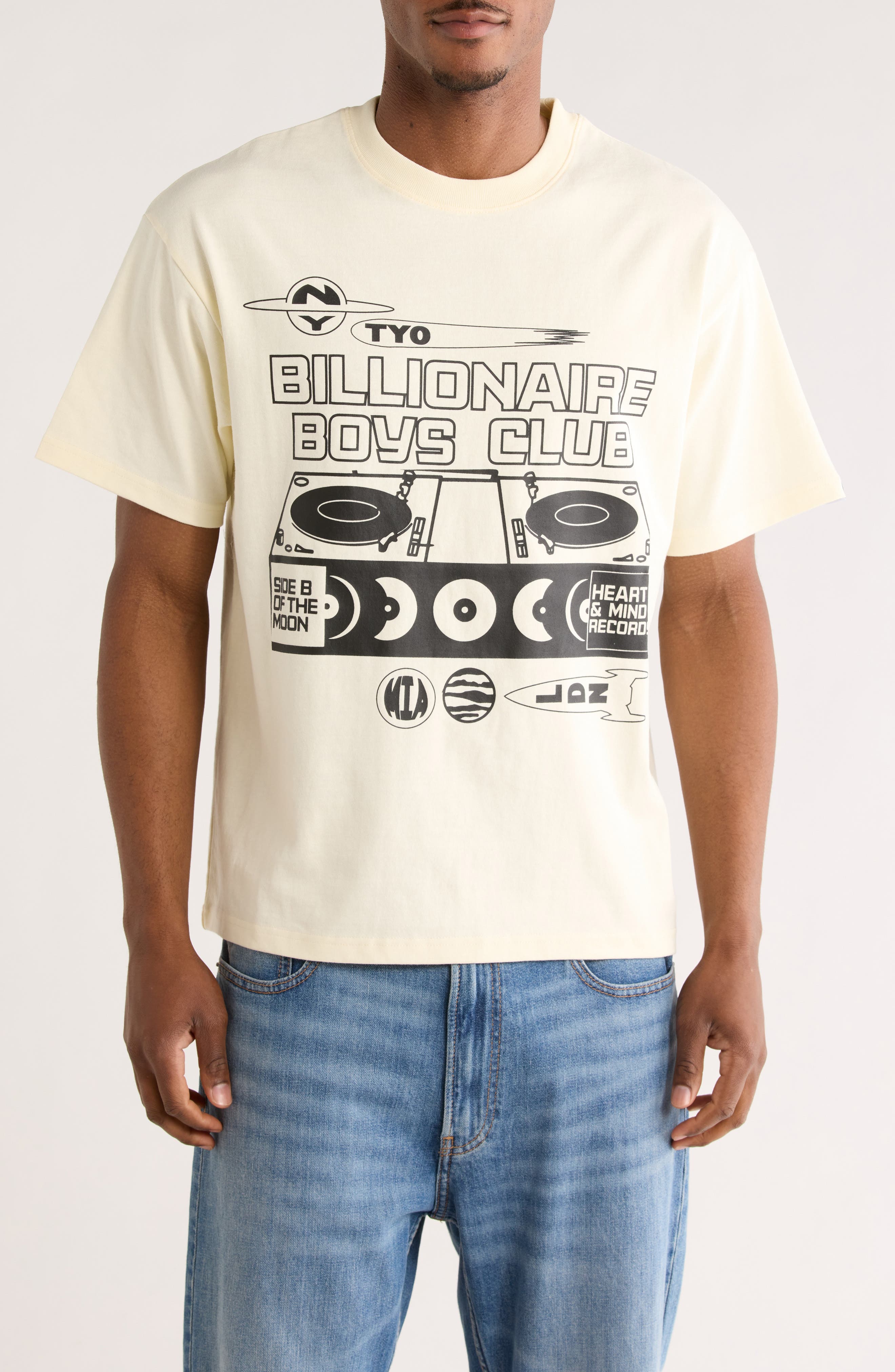 Billionaire Boys Club BB Side Crop Graphic T-Shirt